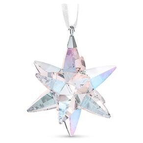 Ornamento Swarovski Shimmer Star Medium com cristais multicoloridos