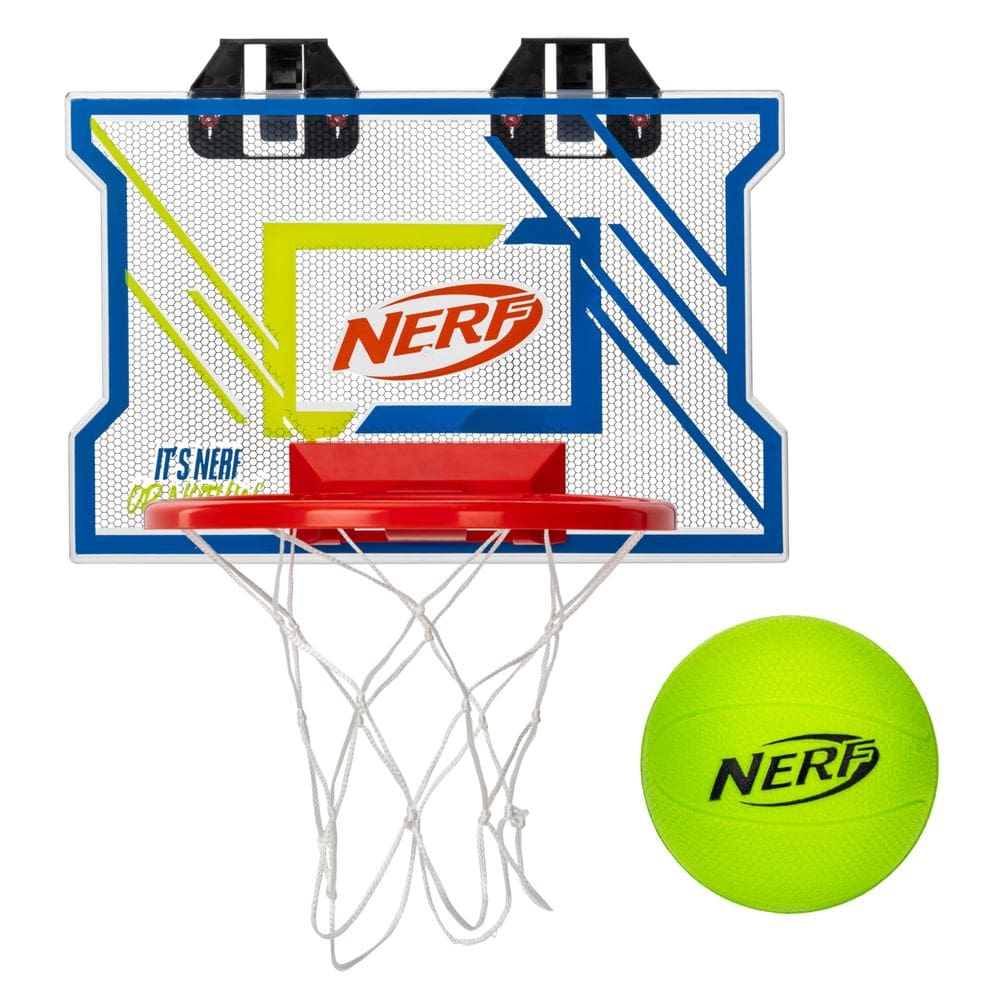 Conjunto de cesta de basquete Franklin Sports NERFOOP Elite com bola