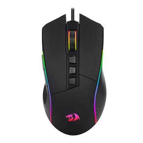 Mouse para jogos Redragon Optical Sensor 16.000 DPI com fio RGB