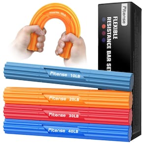 Barra de terapia Barra de terapia Fitense Flex (pacote com 4) Cotovelo de tênis