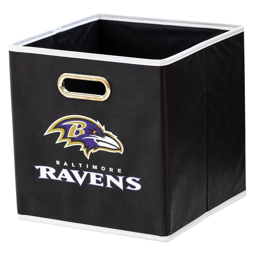 Caixa de armazenamento Franklin Sports NFL Baltimore Ravens 11x11cm