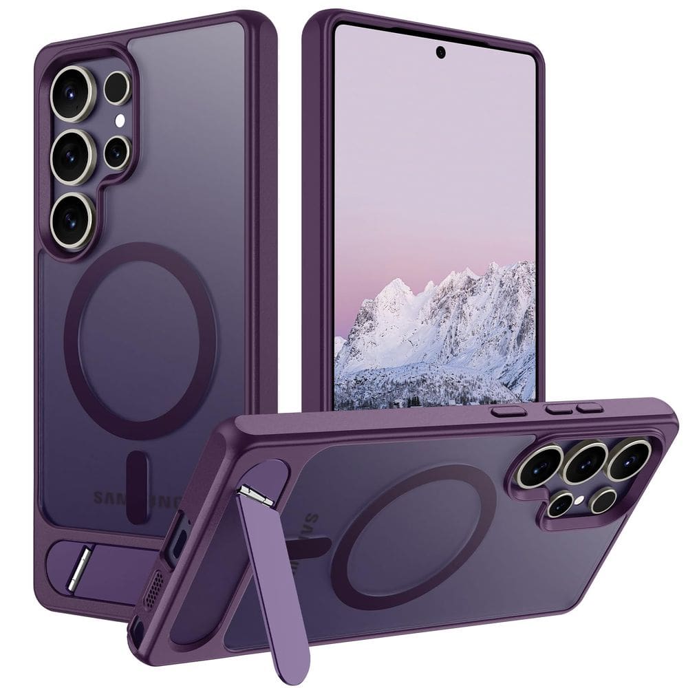A capa de telefone tem para Samsung Galaxy S25 Ultra com suporte