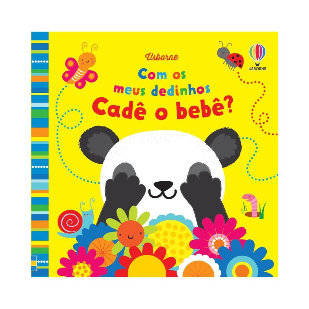 Cadê o Bebê? | Editora Usborne | Livro Infantil Interativo com Janelinhas para Bebês