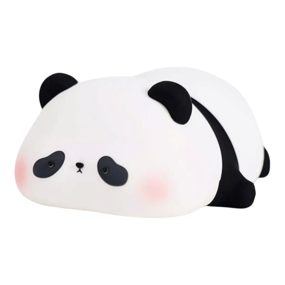 Luminária Abajur Panda Silicone Infantil Touch Luz de Toque
