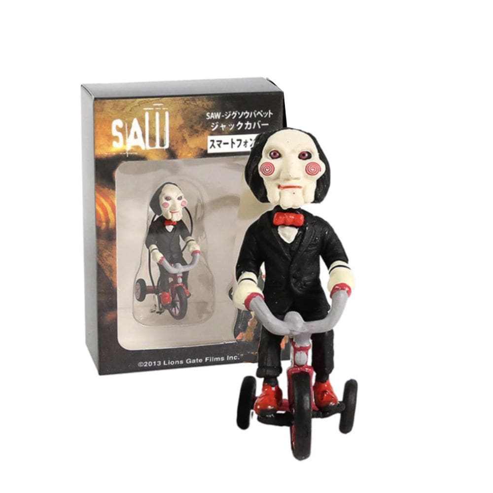 Chaveiro Pingente Jogos Mortais Saw Billy Puppet Bicicleta