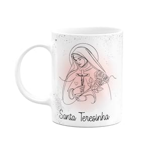 Caneca Religiosa Orações - Santo Teresinha - 325ml