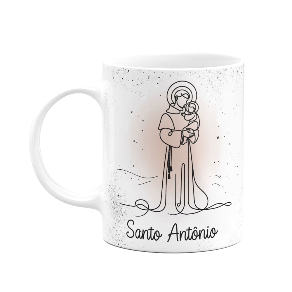 Caneca Religiosa Orações - Santo Antônio - 325ml