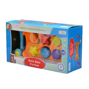 Brinquedo Educativo Bate Bate Formas Geométricas-Pais&Filhos
