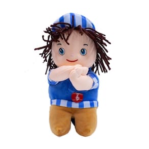 Boneco Reza 24Cm Azul