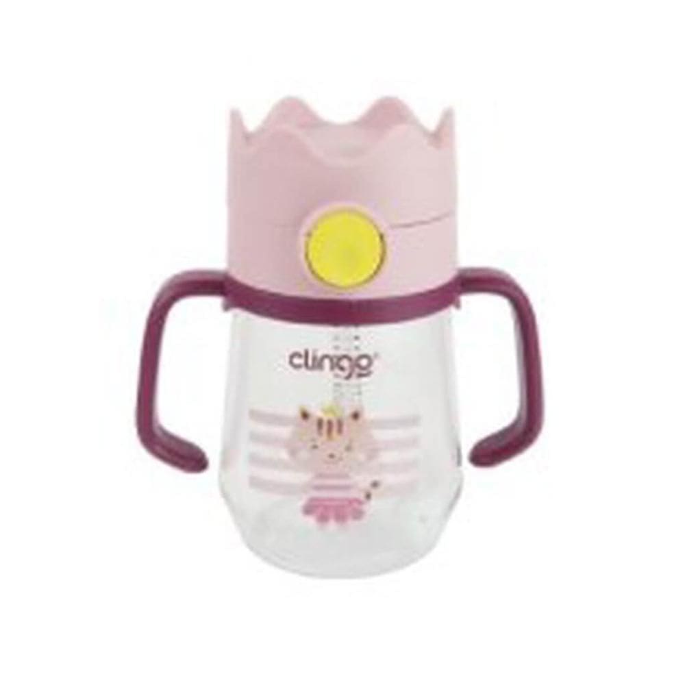 Copo de Transição com Canudo 240 ml Milky - Clingo