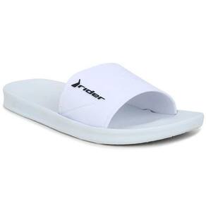 Chinelo Slide Rider Street Ad Masculino - Branco e Preto