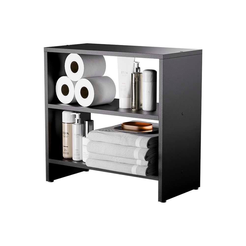 Gabinete Armário Organizador para Banheiro 50cm Preto