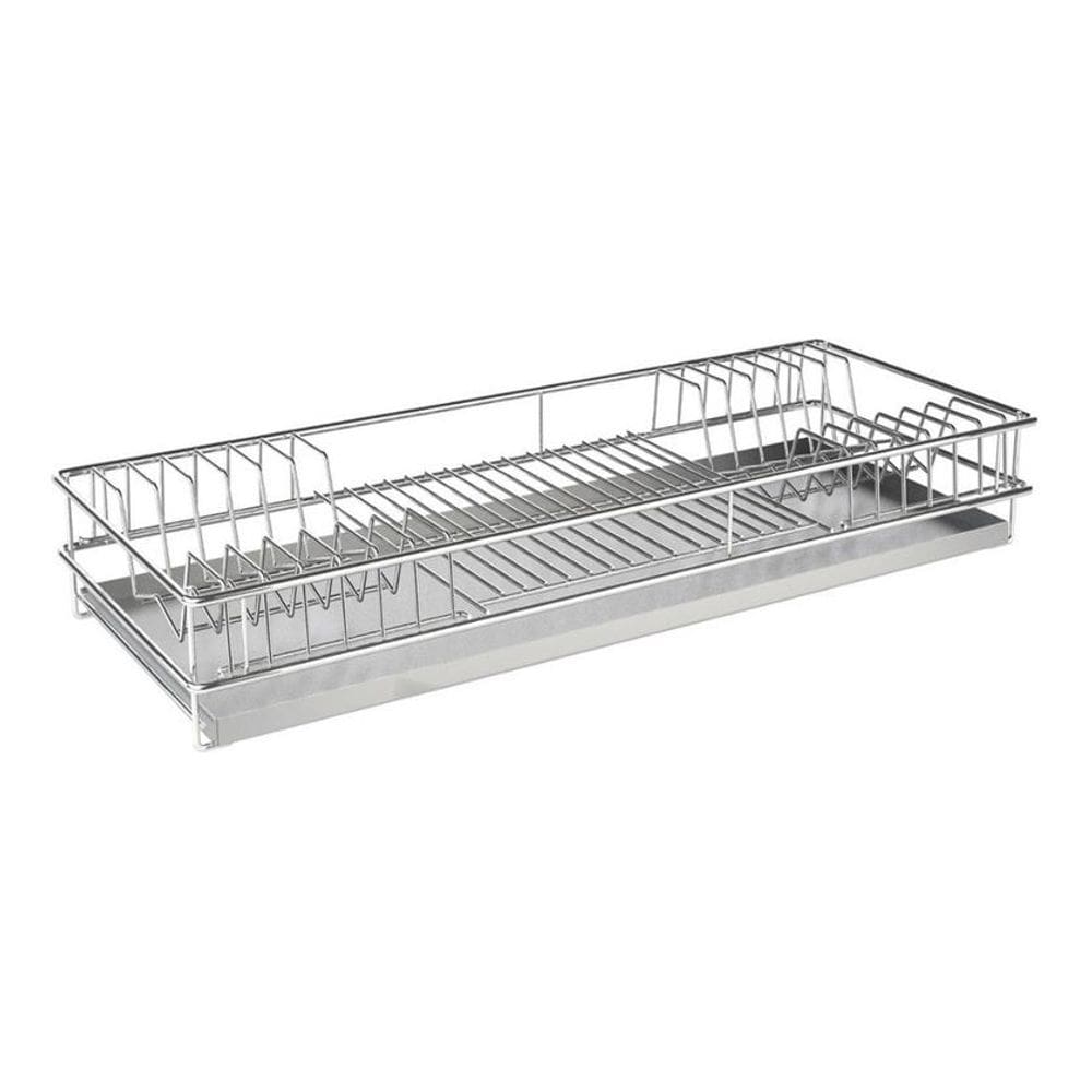 Escorredor De Pratos Embutir 870x75x270mm Mód 900mm Inox 7160