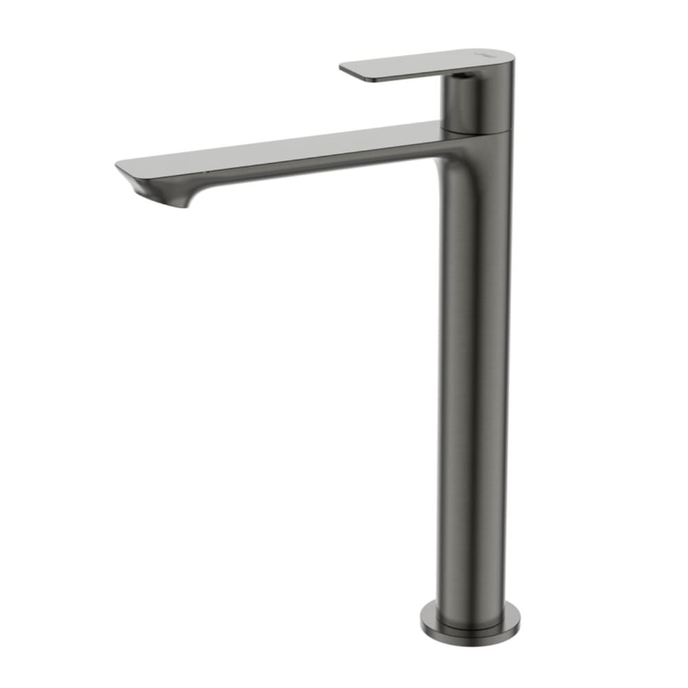 Torneira Alta Slim Pia Cuba lavatório Banheiro Lavabo Cinza