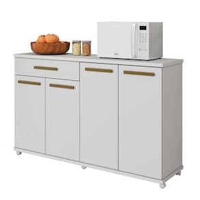 Balcão Campinas Master Mdf Arte Móveis Branco