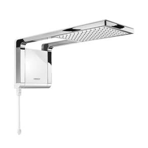 Chuveiro Eletrônico Acqua Storm Ultra 7800W Branco Cromado Lorenzetti 220V