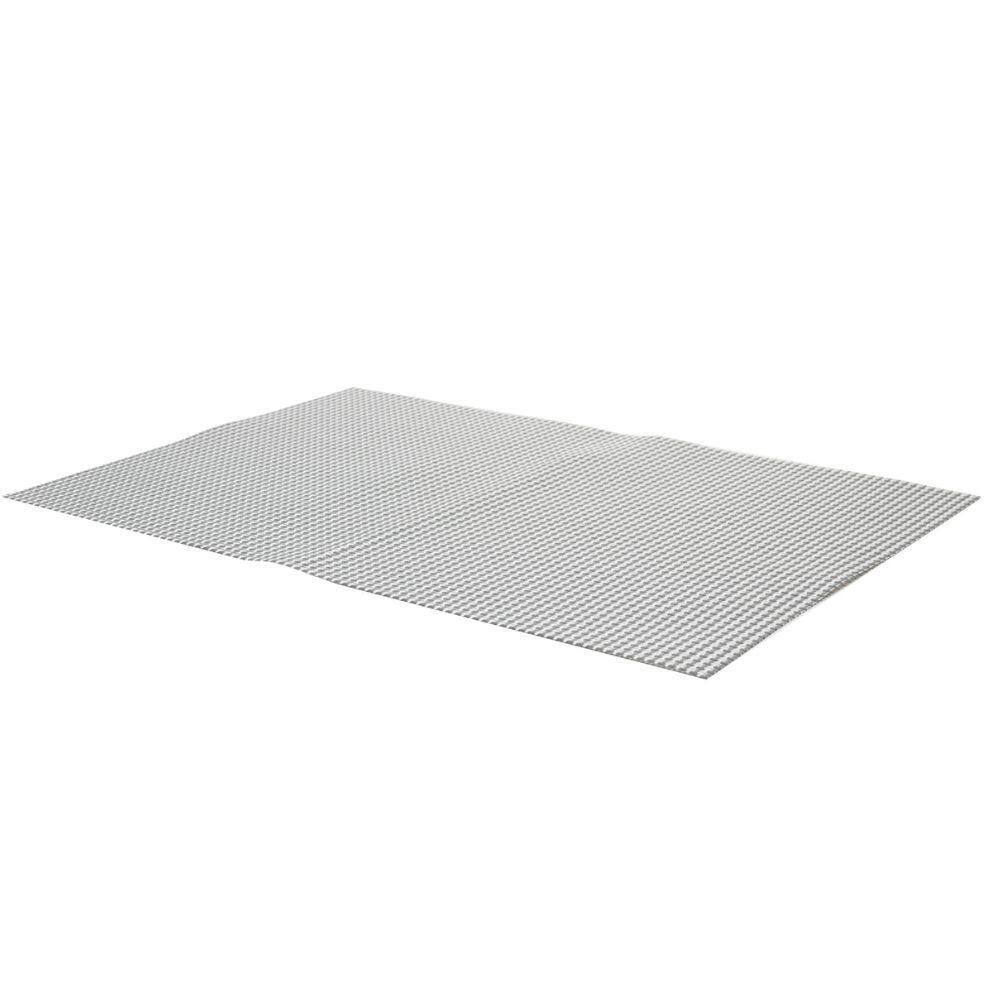 Lugar Americano Antiderrapante De Pvc Dotted Pontilhado Cinza Lyor 45x30cm Lyor