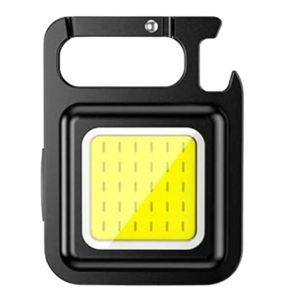 Chaveiro Multifunção Led Cob Lanterna Recarregável E Abridor De Máximo Desempenho