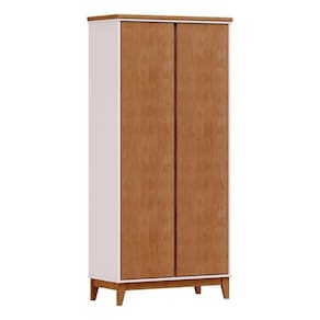 Armario Organizador 2 Portas Mdf 179x83 Cm 2812 Off White Freijo Milani Store