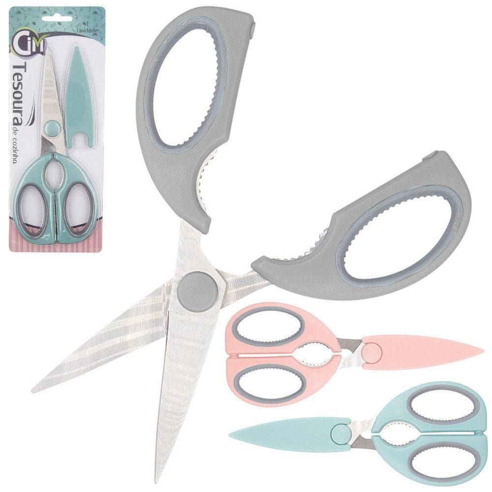 Tesoura De Cozinha De Inox 8,5`` 21cm Multiuso