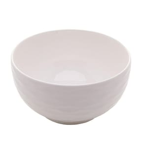 Jogo 8 Bowls De Porcelana Tigela Cumbuca Cor Branco New Bone Lagos Lyor 11,5cm