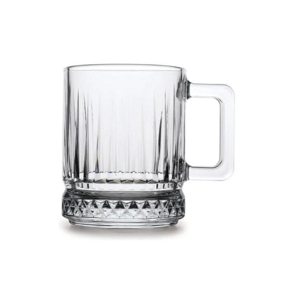 Jogo 2 Caneca De Vidro Café Cappuccino Elusia 250ml Em Casa Tem