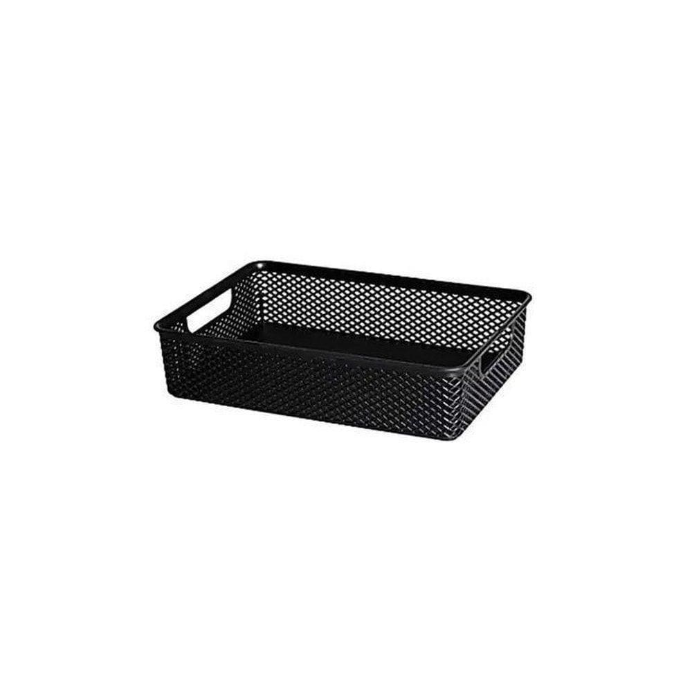 Cesto Organizador Preto 23x16x6 Cm Linea