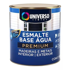 Esmalte Base Agua Premium Acetinado 900ML Branco Universo