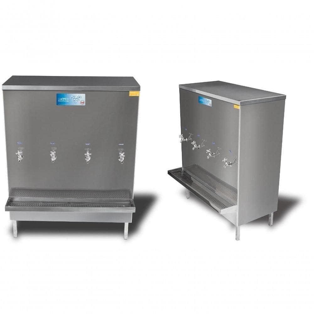 Bebedouro Industrial KSE200/4 Em Aço Inox 4 Torneiras De Rosca KTN 110V