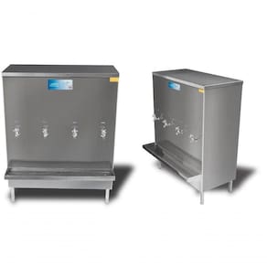 Bebedouro Industrial KSE200/4 Em Aço Inox 4 Torneiras De Rosca KTN 110V