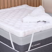 Pillow Top Casal 1000g Fibras Siliconadas Extra Macio 138x188cm BF Colchões