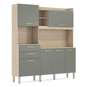Armario de Cozinha Select com 6 Portas e 2 Gavetas