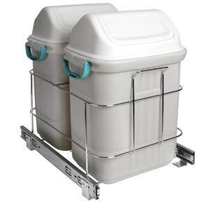 Lixeira De Embutir Deslizante Dupla 19L 7079 CR