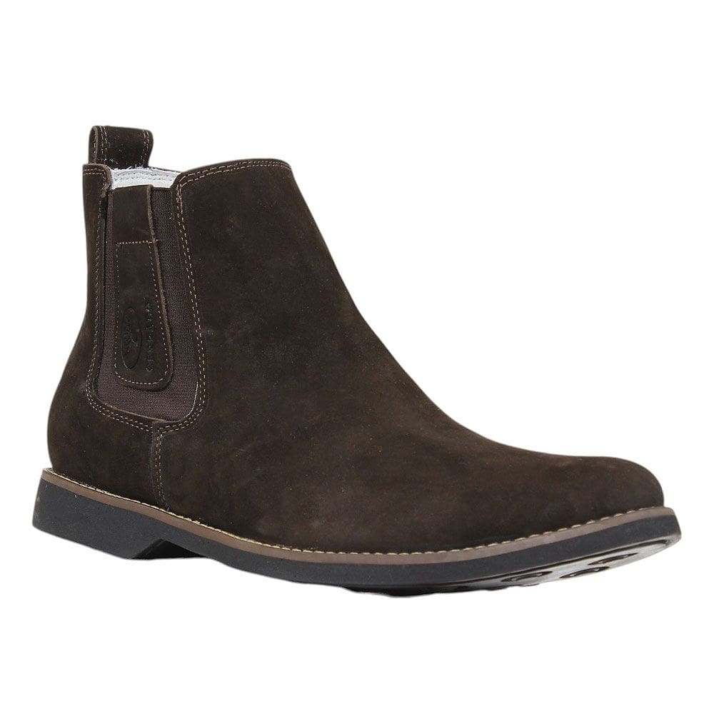 Botina Masculina Bico Redondo Café Cerrado 37675