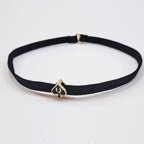 Gargantilha HotWife Choker Com Pingente Dama de Espadas charme estilo e ousadia