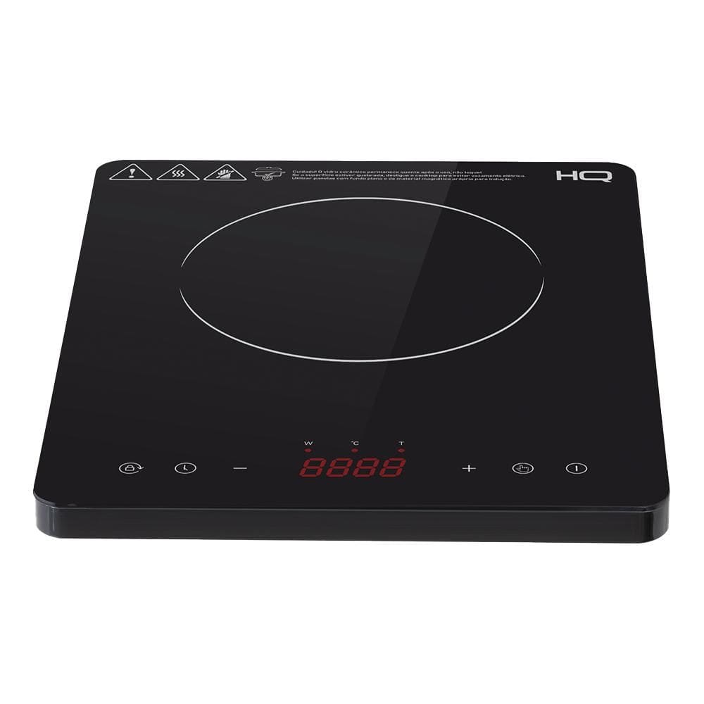 Cooktop de Indução HQ 1 Boca Portátil 2000W Preto HQ-IDS2001P 220V