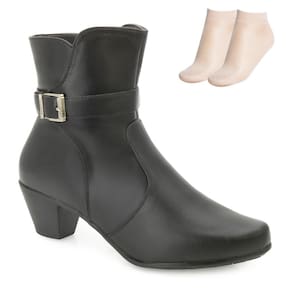 Bota Cano Baixo Flat Pink Moon e Meia MC25-73037