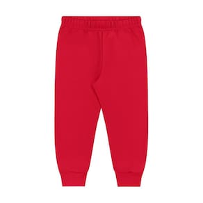 Calça Moletom Flanelado com Punho Menina Cores Elian