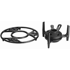 Fogareiro Fogo Forte com Aparador 24 cm Ferro Fundido Panela Mineira