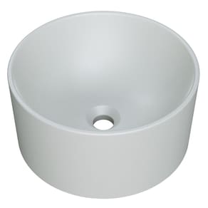 Cuba Pia Para Banheiro Redonda 26cm Celine C08 Cinza - Mpozenato
