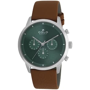Relógio Oslo Masculino Cronógrafo Prateado 43MM