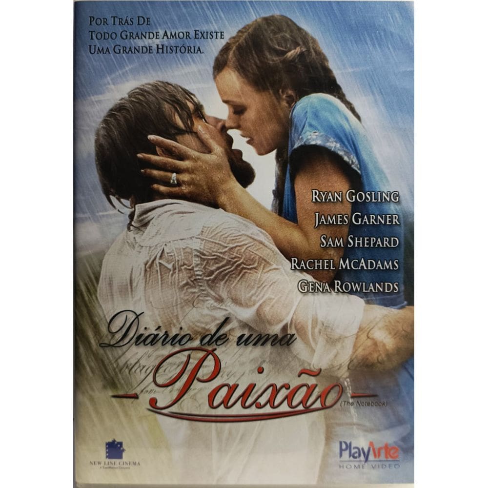 Dvd Diário De Uma Paixão - Ryan Gosling