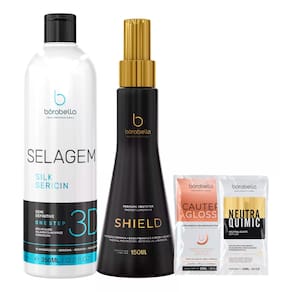 Bórabella Selagem 3D 350ml e Shield Perfume Protetor 120ml