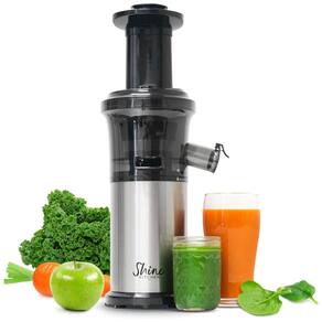 Espremedor Moedor Frutas e Vegetais 40 RPM 200W, 110v, SHINE KITCHEN CO. BY TRIBEST SJV 107 A, Prateado