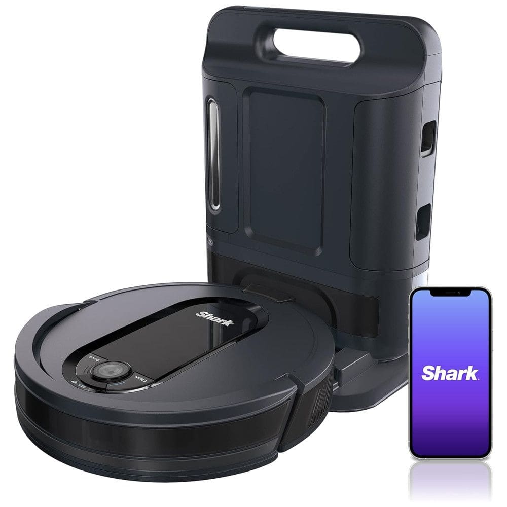 Aspirador de Pó Robô IQ Robot, com navegação avançada, WiFi, multifunção, preto, 110v, SHARK AV1010AE, Preto