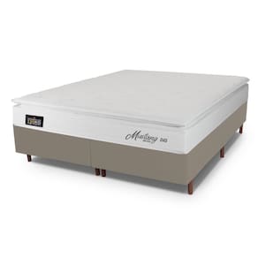 Cama Box Baú Queen Hellen Mustang Espuma D45 Pillow Top 158x198x57cm