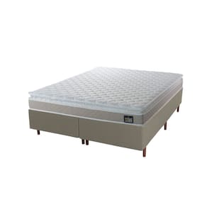 Cama Box Queen Hellen Premium Espuma D33 Pillow Top 158x198x57cm