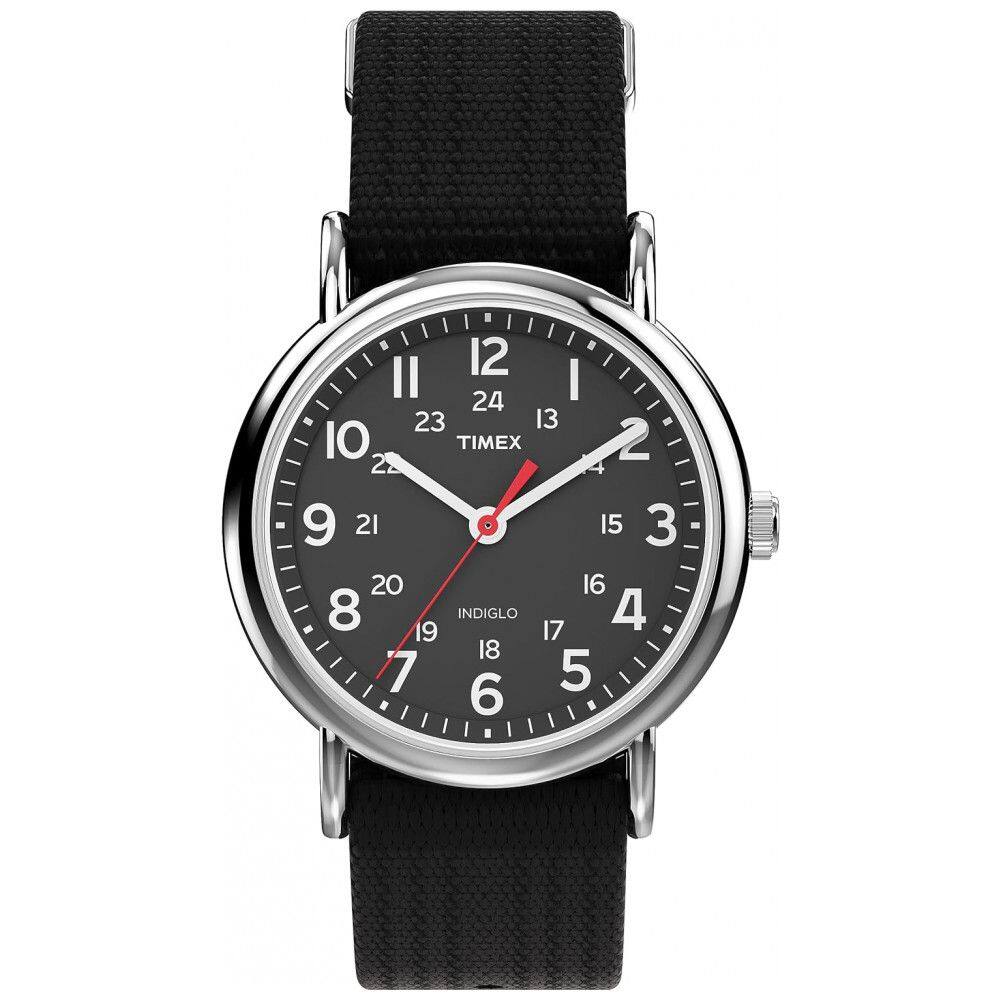Relógio Unissex Analógico com Pulseira de Nylon, Timex T2N647, Preto