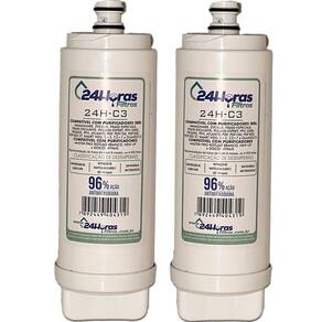 Kit 2 Filtro Refil Compatível Torneira Docol Vitalis