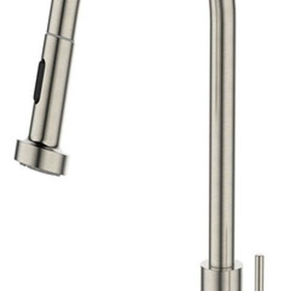 Torneira De Mesa Cozinha Gourmet Monocomando Inox Escovado